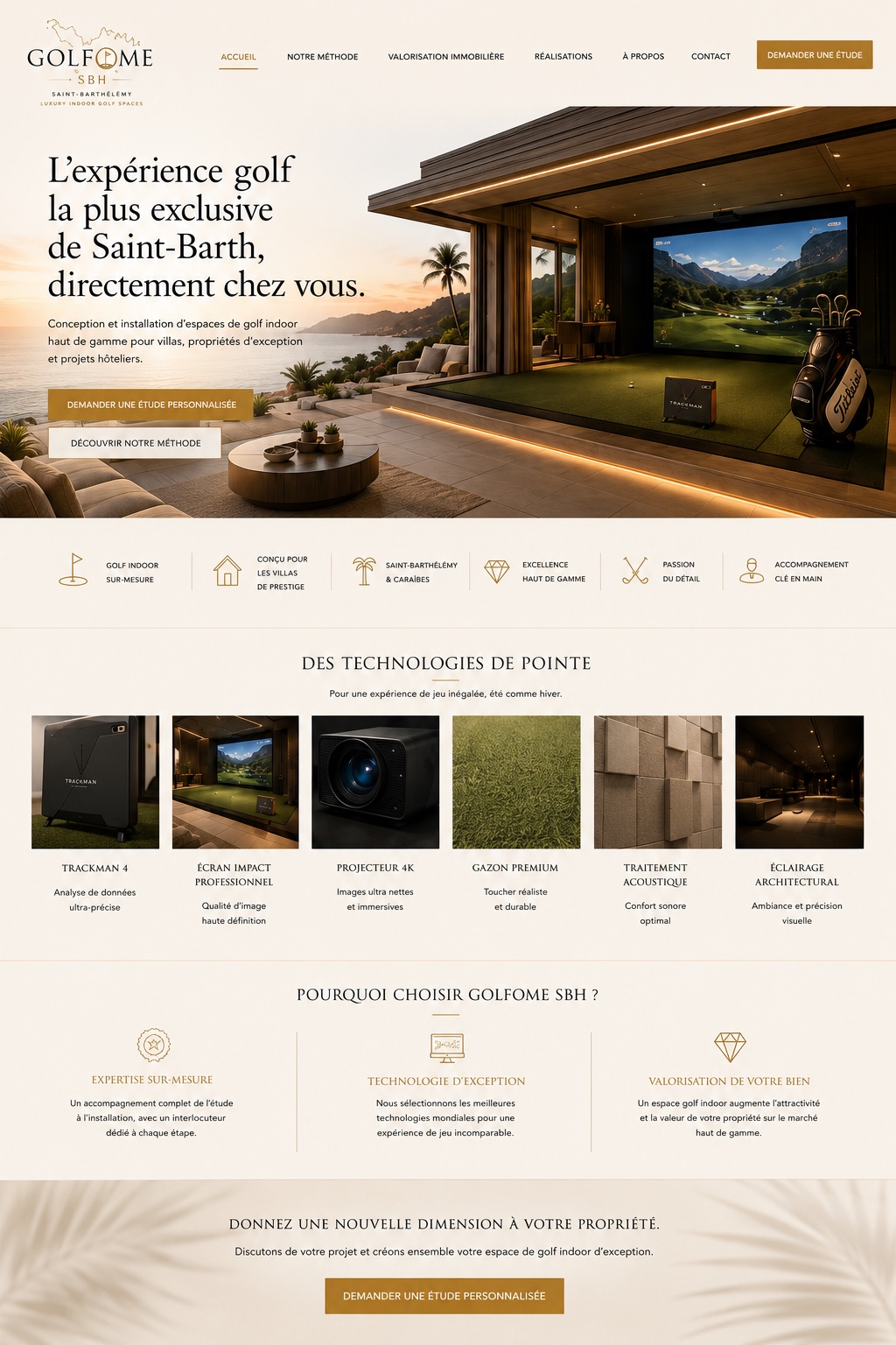 Accueil Golfome SBH